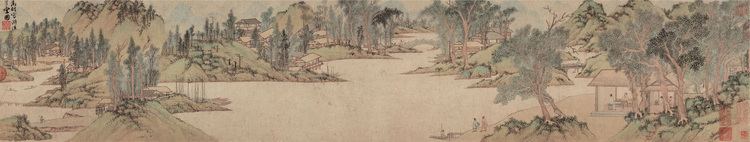 Wen Zhengming Wen Zhengming Huxi Thatched Cottage Chinese Painting