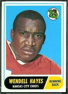 Wendell Hayes wwwfootballcardgallerycom1968Topps40Wendell