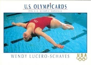 Wendy Lucero Amazoncom Wendy LuceroSchayes Diving Card Team USA 1992 Impel