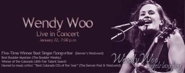 Wendy Woo Wendy Woo in Concert TriLakes Center For The Arts