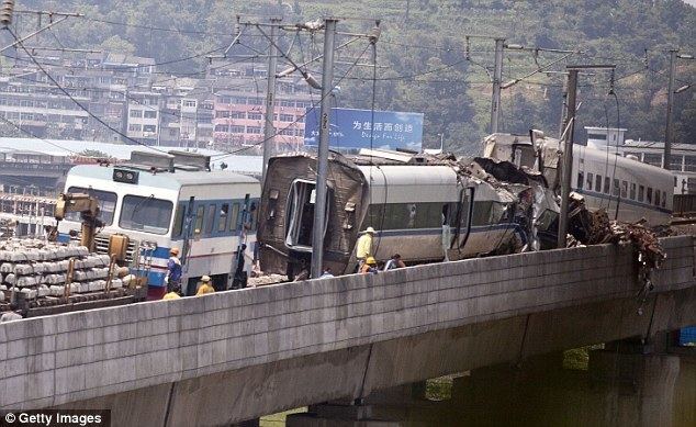 Wenzhou train collision Fiftyfour Chinese rail bosses to be punished over Wenzhou train