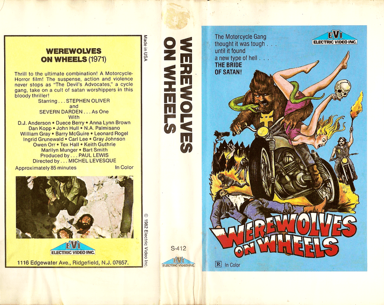 Werewolves on Wheels Happyotter WEREWOLVES ON WHEELS 1971