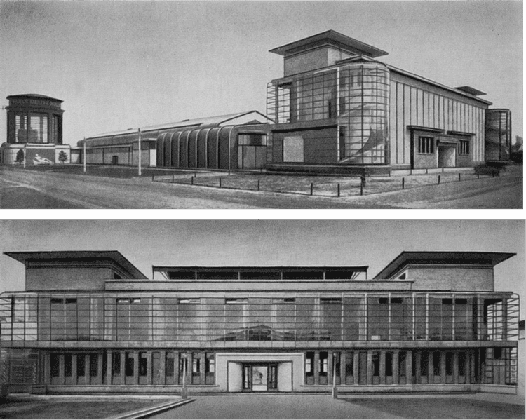 Werkbund Exhibition (1914) Walter Gropius Cologne Deutscher Werkbund Exhibition 1914 Model