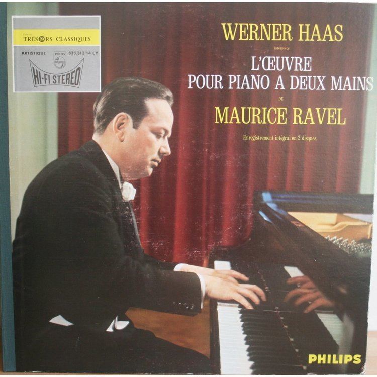 Werner Haas (pianist) Ravel loeuvre pour piano a deux mains by Werner Haas LP x 2 with