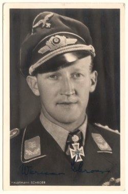 Werner Schröer Major Werner Schroer