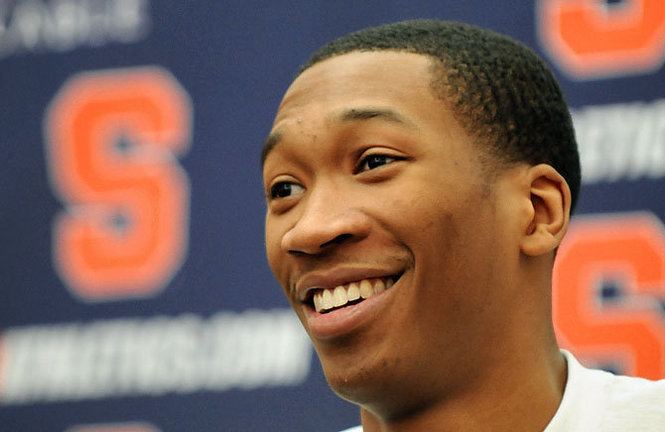 Wesley Johnson (basketball) Wes Johnson leaves his quothome3939 in Syracuse for the NBA