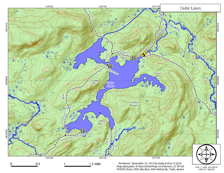 West Canada Lake Wilderness Area Search Results for Map Andy Arthurorg