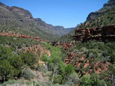 West Clear Creek Wilderness West Clear Creek Wilderness off Bull Pen Road East of Camp Verde