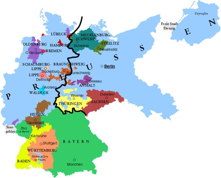 West Germany Did the division between East and West Germany coincide with