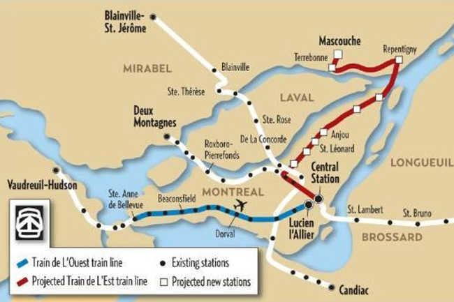 West Island Montreal39s West Island To Downtown To Get Many More ATM Trains MTL