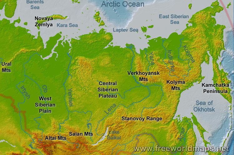 West Siberian Plain Siberian possible genetical boundary Yenisei river Archive