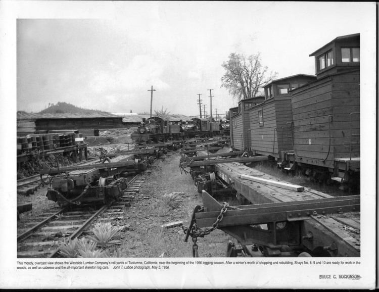 West Side Lumber Company railway West Side Lumber Company Sierra Nevada Logging Museum