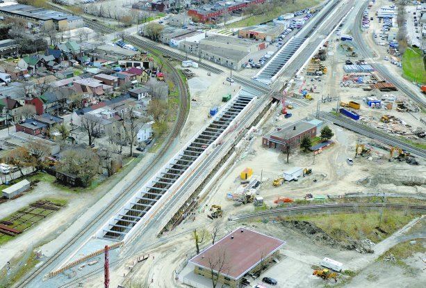 West Toronto Diamond Daily Commercial News Massive Toronto rail track separation complete