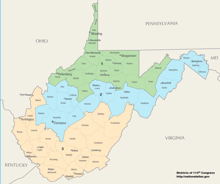West Virginia's congressional districts