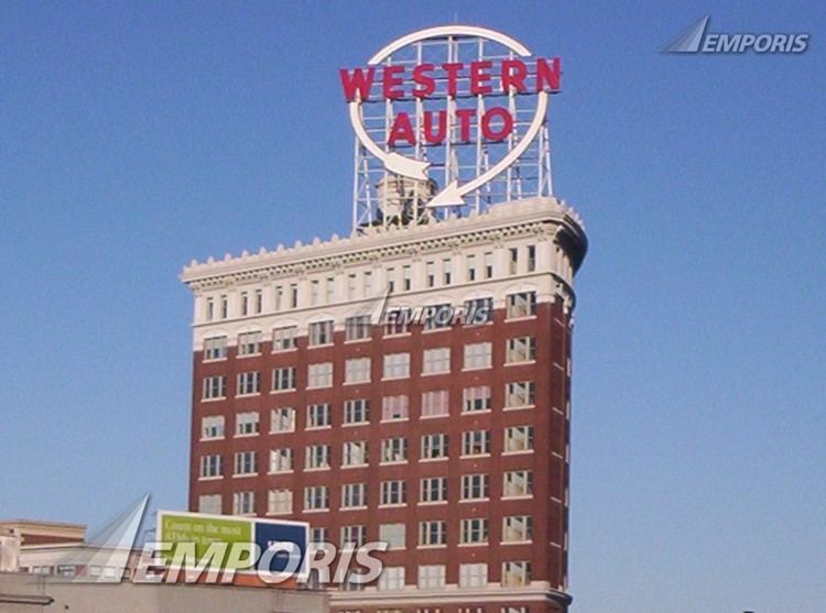 Western Auto Building Upper floors and sign Western Auto Building Kansas City Image