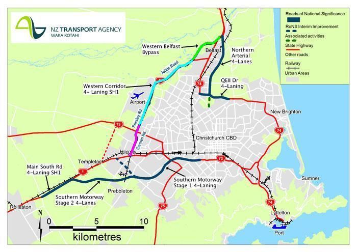 Western Belfast Bypass Progress on western corridor Christchurch Transport Blog