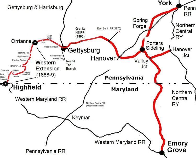 Western Extension (Baltimore and Harrisburg Railway)