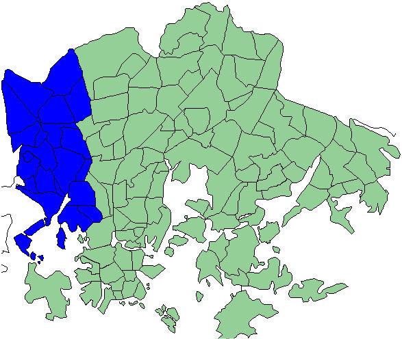 Western major district of Helsinki