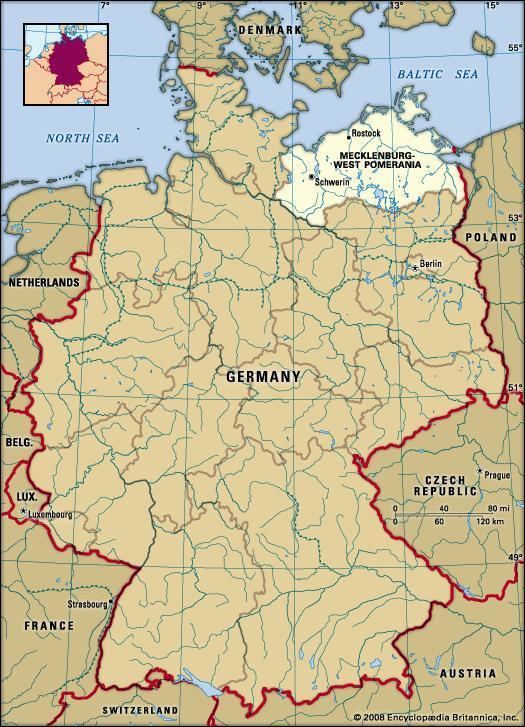 Western Pomerania MecklenburgWest Pomerania state Germany Britannicacom