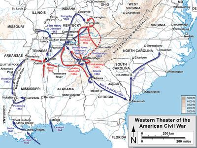 Western Theater of the American Civil War Western Theater of the American Civil War Wikipedia