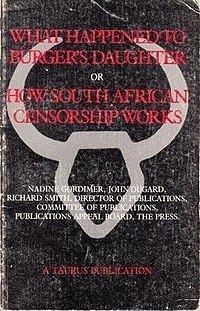 What Happened to Burger's Daughter or How South African Censorship Works httpsuploadwikimediaorgwikipediaenthumbe