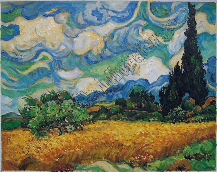 Wheat Field with Cypresses Wheat Field with Cypresses at the Haute Gallinle Near Eygali Van