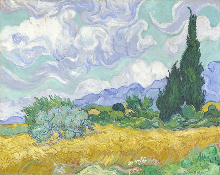 Wheat Field with Cypresses httpsuploadwikimediaorgwikipediacommons11