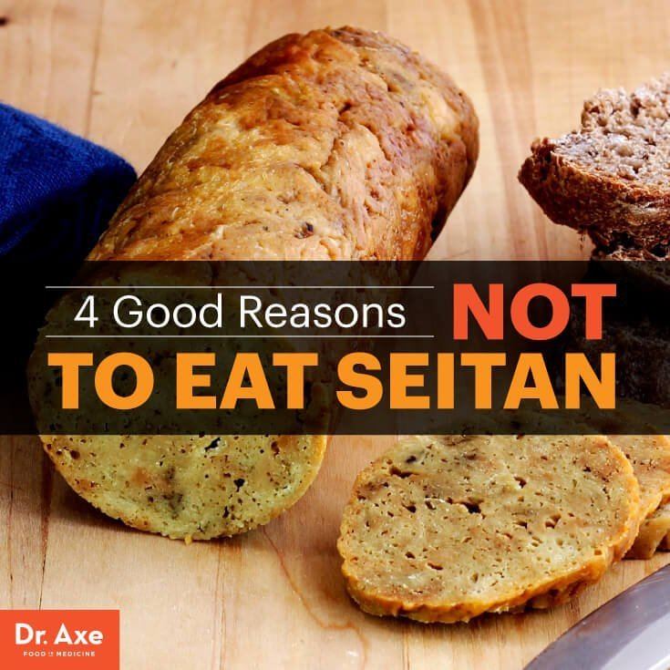 Seitan, a food made from gluten, featured in an article.