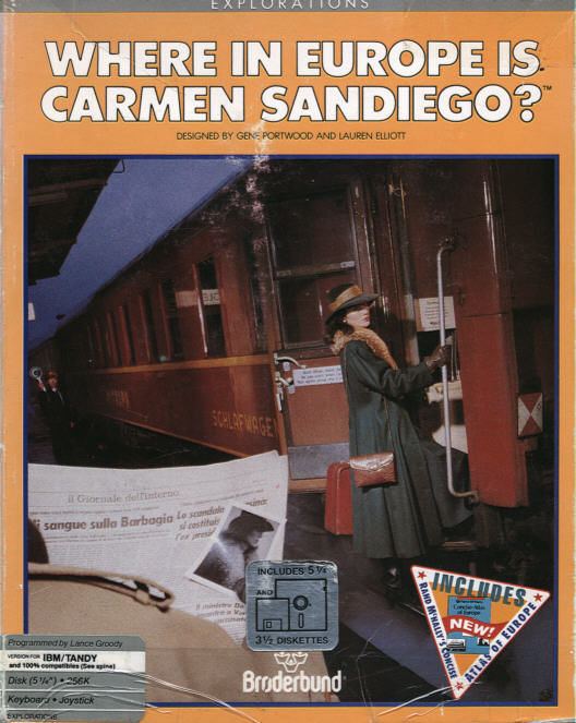 Where in Europe Is Carmen Sandiego? Where in Europe is Carmen Sandiego for Amiga 1990 MobyGames