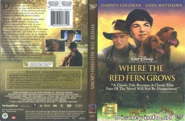 Where the Red Fern Grows 786936253122 Disney DVD Database