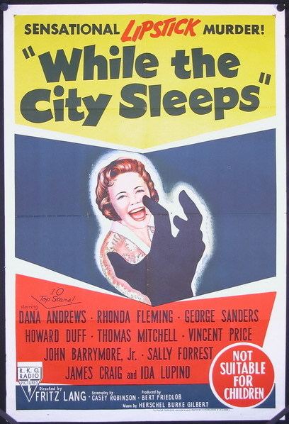While the City Sleeps (1950 film) While the City Sleeps 1956 When Vincent Price turned press