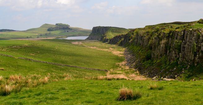 Whin Sill The Whin Sill igneous intrusion dolerite 295Ma in northern