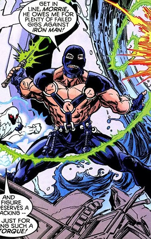 Whiplash (comics) Whiplash Iron Man enemy Marvel Comics Mark Scarlotti Profile