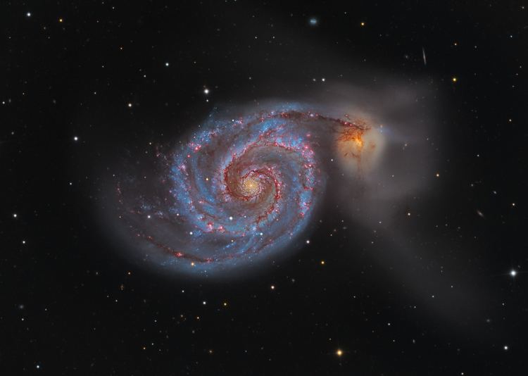 Whirlpool Galaxy APOD 2015 May 2 M51 The Whirlpool Galaxy