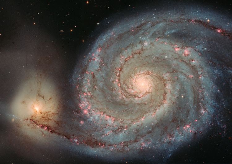 Whirlpool Galaxy The Whirlpool Galaxy M51 from Hubble Space Telescope