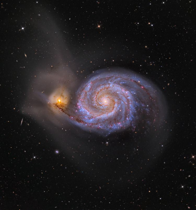 Whirlpool Galaxy M51 Whirlpool Galaxy 08m Schulman Telescope Mt Lemmon SkyCenter