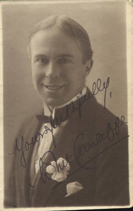 Whit Cunliffe Whit Cunliffe Picture Post Card Signed Circa 1918 Autographs