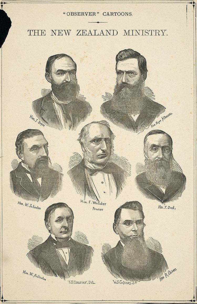 Whitaker Ministry, 1882–1883