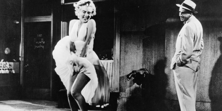 White dress of Marilyn Monroe Marilyn Monroe White Dress Seven Year Itch Dress