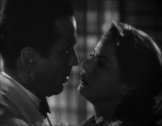 White Lady (film) movie scenes Black and white film screenshot of a man and woman as seen from the
