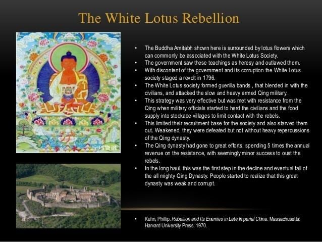 White Lotus Rebellion White Lotus Rebellion Extra Credit Poster