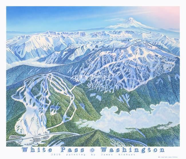 White Pass Ski Area White Pass Ski Resort Washington by James Niehues
