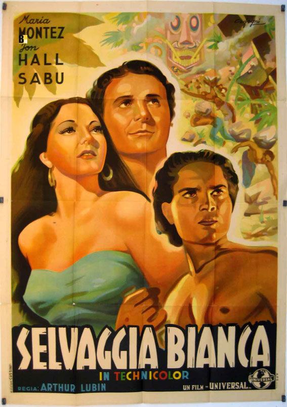 SELVAGGIA BIANCA MOVIE POSTER WHITE SAVAGE MOVIE POSTER