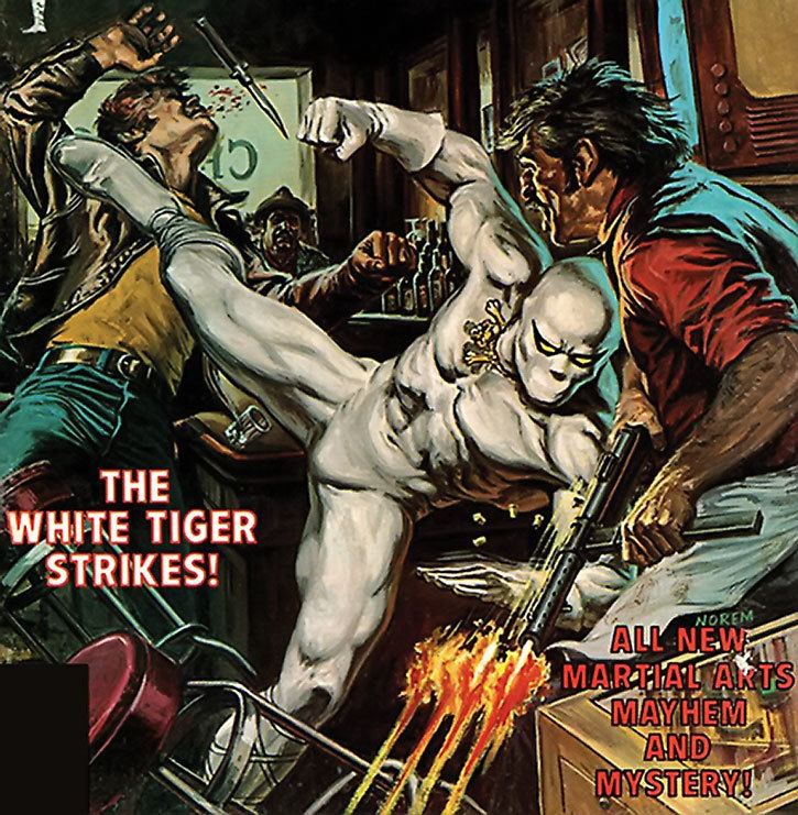 White Tiger (Hector Ayala) White Tiger Marvel Comics Kung Fu mags Hector Ayala Writeupsorg