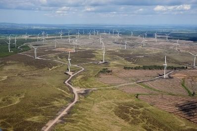 Whitelee Wind Farm Content Europe39s largest onshore wind farm turned on