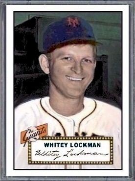 Whitey Lockman WhiteyLockmanCardPage