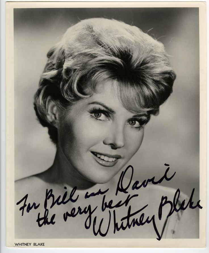 Whitney Blake Whitney Blake actress 1950s 60s Whitney blake Actresses and