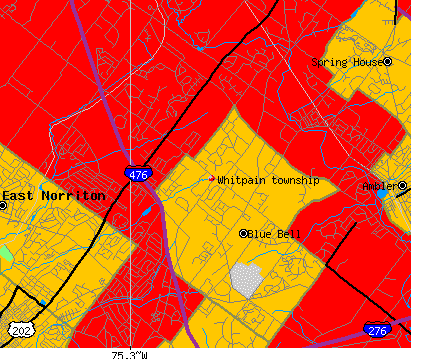 Whitpain Township, Montgomery County, Pennsylvania pics2citydatacomtnmapstnm17798png