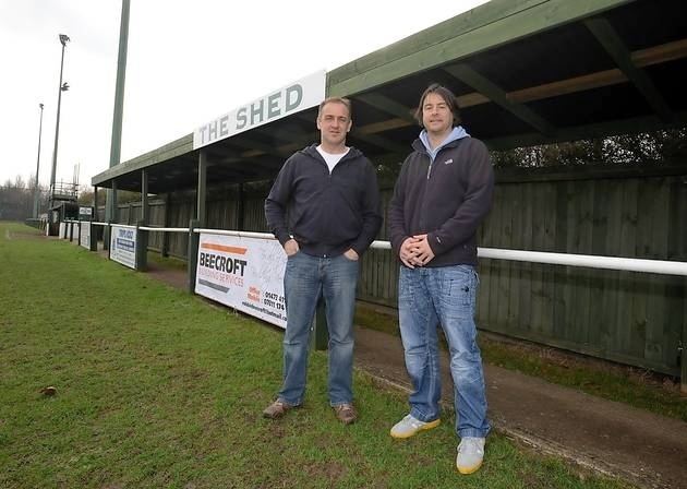 Whitton United F.C. Simon steps in to repair 39Shed39 roof at Whitton United Nonleague