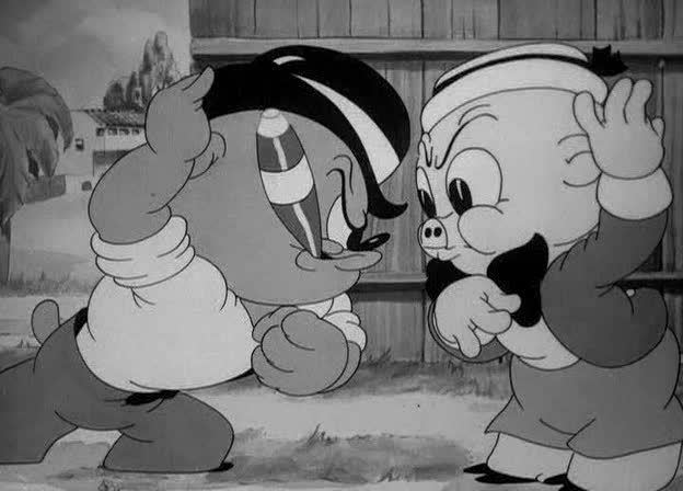 Porky Pig in Wholly Smoke 1938 A bully convinces Porky to try